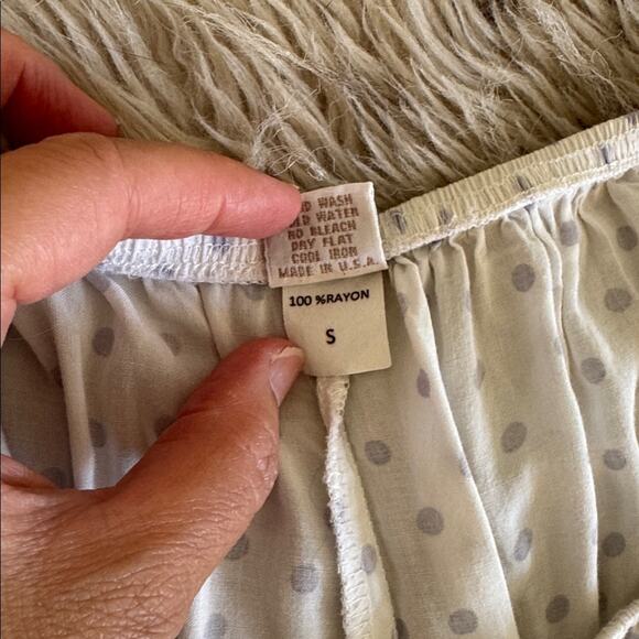 Only Hearts Emily Sleep Shorts White Lavender Polka Dots Size Small - Picture 5 of 5